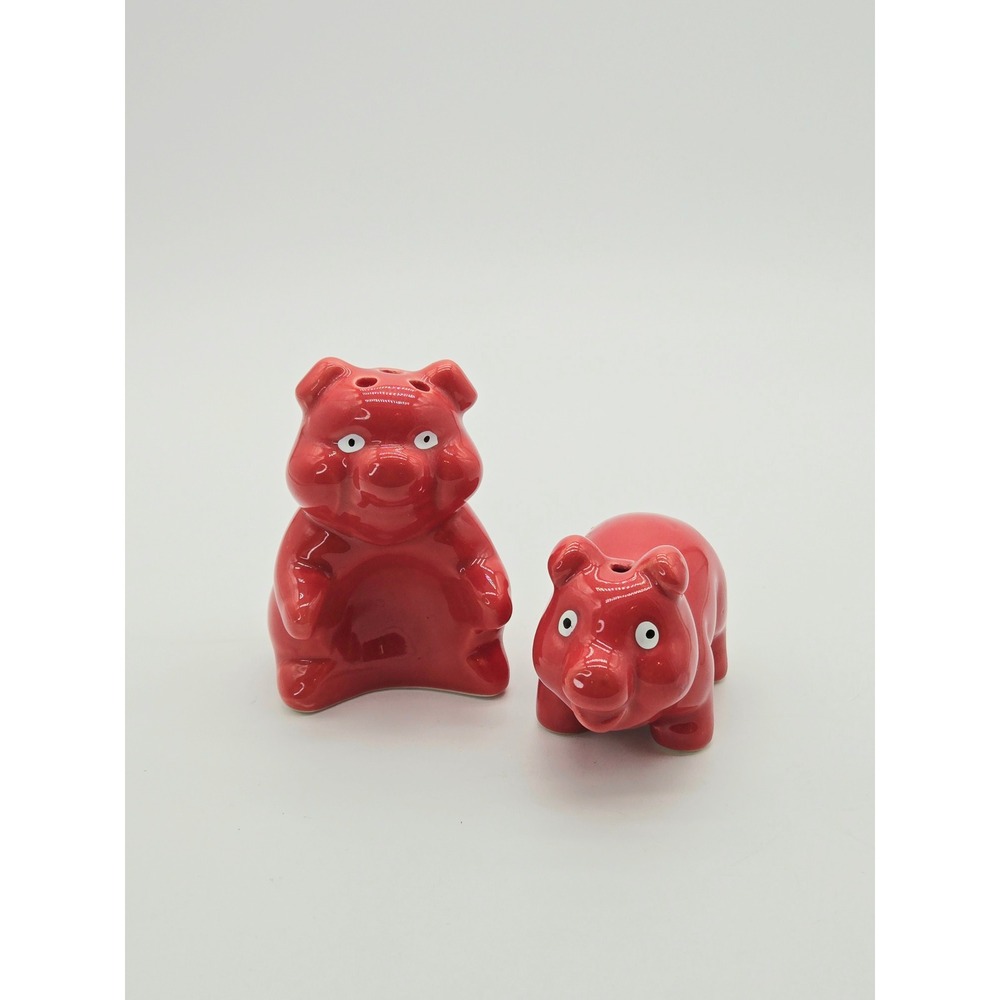 BigMouth Inc Naughty Pigs Ceramic Salt and Pepper Shaker Set Whimsical Kitsch